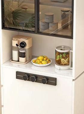 实木岛窄体台柜单独岩板餐边柜靠墙一储物柜茶水客厅UKR柜置物夹