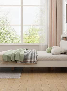 床XYA-225实米木简约现代家用1.5双人床.8出租房用经济型储1.12m物单人床