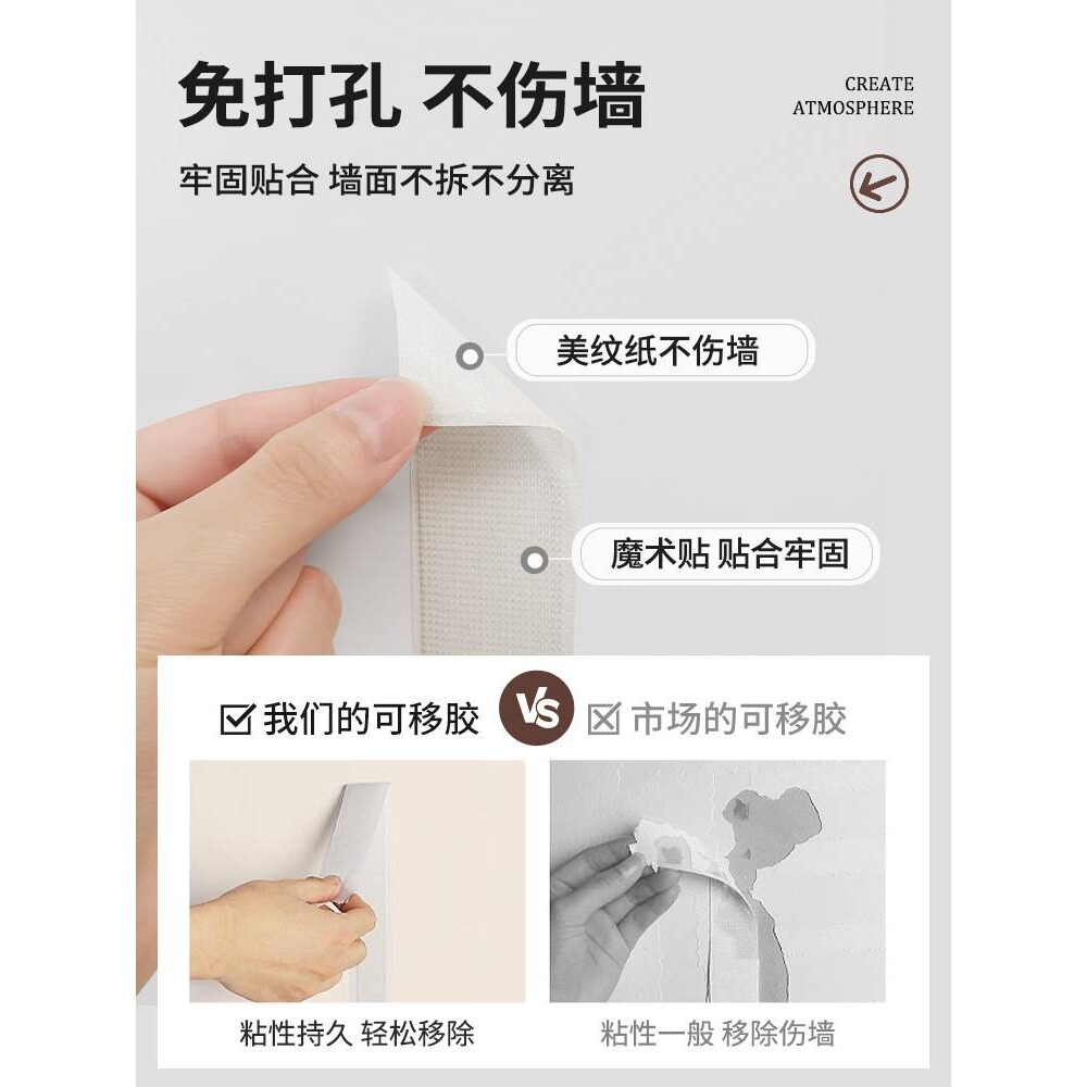 毛毡墙贴照片墙背景板自粘展示留言板挂墙愿景板墙面装饰收纳置物