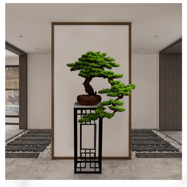 大型仿真迎客植物落地装饰玄松关酒店客厅道假A005树盆景盆栽过绿