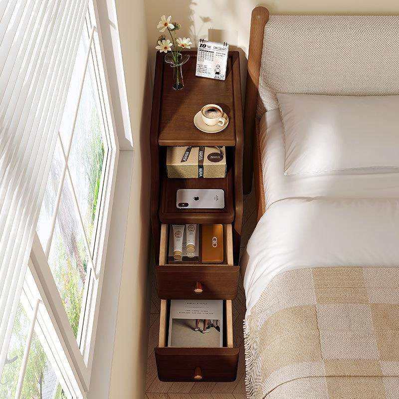 极窄床头柜小型超窄20cm30公分床边窄夹缝收纳柜子实木床头置物架,电子元器件市场,其它元器件,淘宝优惠券,粉丝福利购,淘宝优惠卷