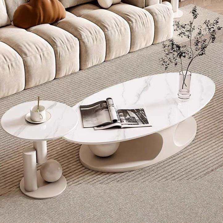 岩板椭茶几轻奢现代简约小户型异形茶几客厅家用组合极简圆形酒店,电子元器件市场,其它元器件,淘宝优惠券,粉丝福利购,淘宝优惠卷
