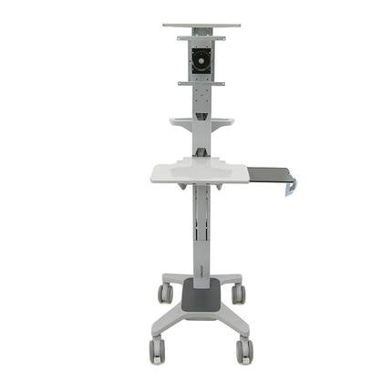 爱格升Ergotron24-189-055机房移动推车电脑办公推车工作升降桌