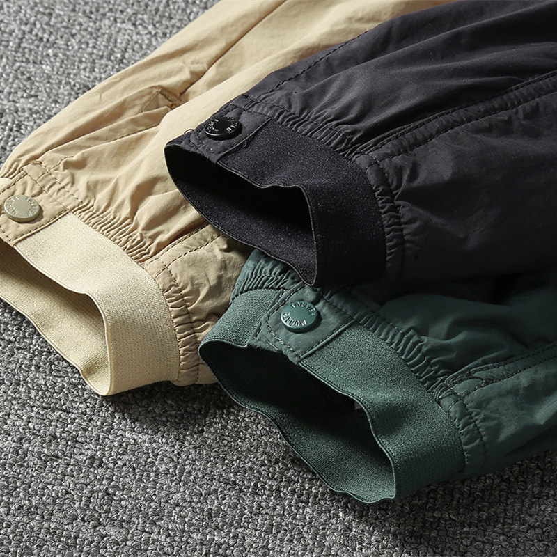 FUNCTIONAL JACKET MENS TRAINER JACKET QUICK DRY TRAINING WEAR THIN OUTDOOR TREND LOOSE ZIPPER SPORTS HOODED TRENCH COAT