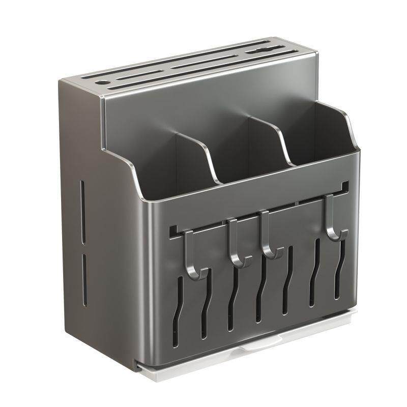 筷子筒壁挂式厨房置物架家用筷子筒笼勺子收纳盒桌面盒上墙桌面