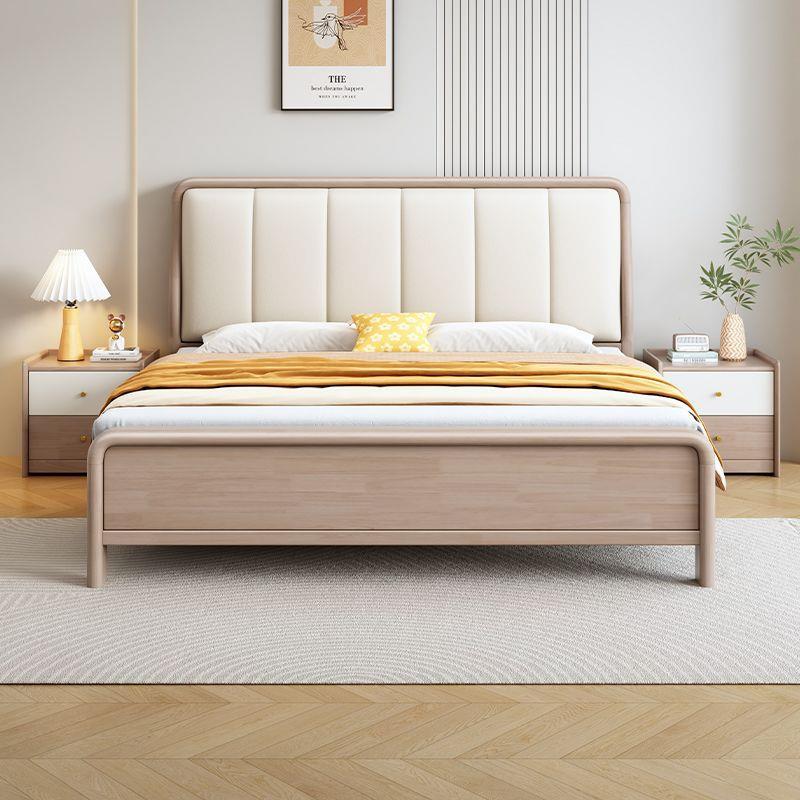 现代简约榫卯静音实木床1.5米双人主卧室气压储物软靠婚床