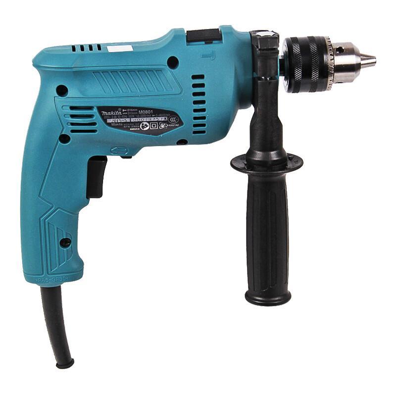 牧田牧田冲击电钻10mm手电钻装修木头金属石瓷砖打孔M0800B电动工