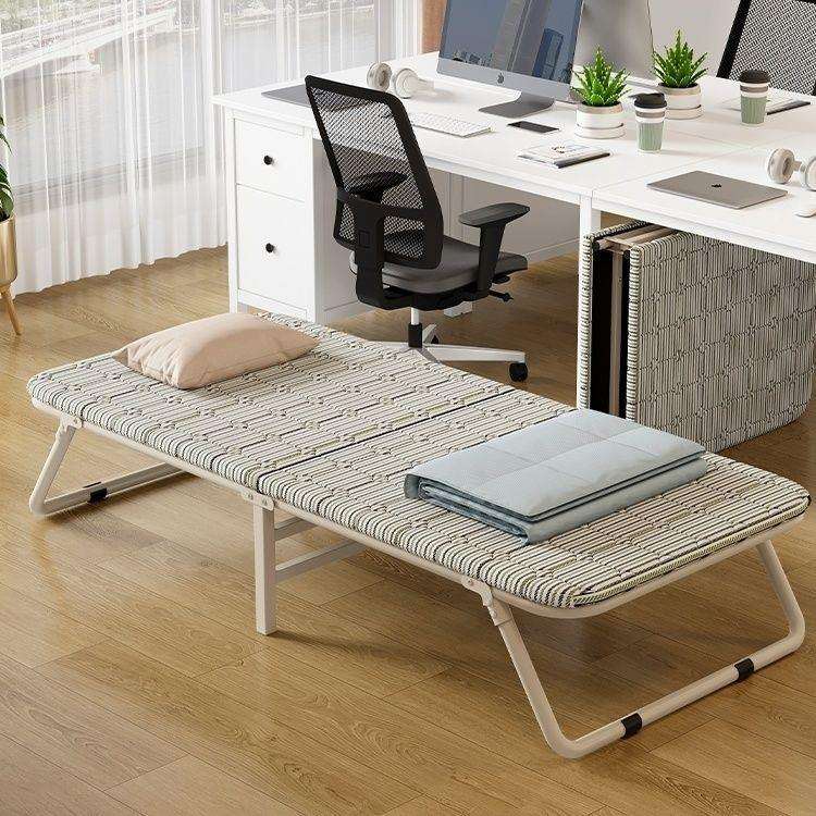 折叠床单人午休办公室硬板陪护床护腰躺椅木板出租屋免安装午睡床