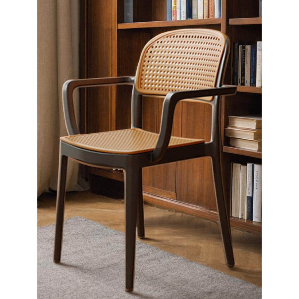 中古书桌椅藤编靠背椅子塑料藤椅家用餐椅久坐舒服书房简约办公椅,鲜花速递/花卉仿真/绿植园艺,割草机/草坪机,淘宝优惠券,粉丝福利购,淘宝优惠卷