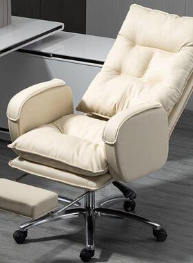 电办脑椅家用公舒适久坐可躺老椅书房板OZP椅子座商务沙发椅跨境