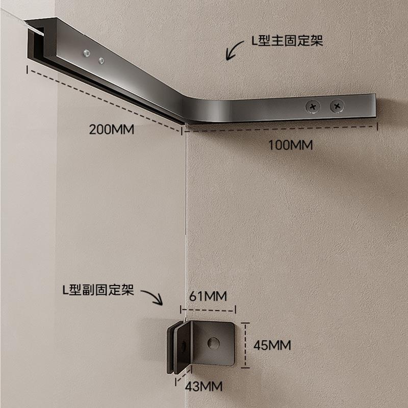 极简框淋浴房家用浴室卫599生间沐干湿分离无夹胶玻璃门浴隔定边