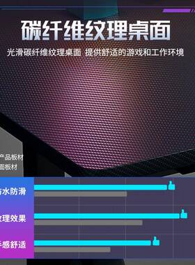 桌人体工学电脑台家用电竞椅卧室简易桌工作桌台式书桌学生办SJC