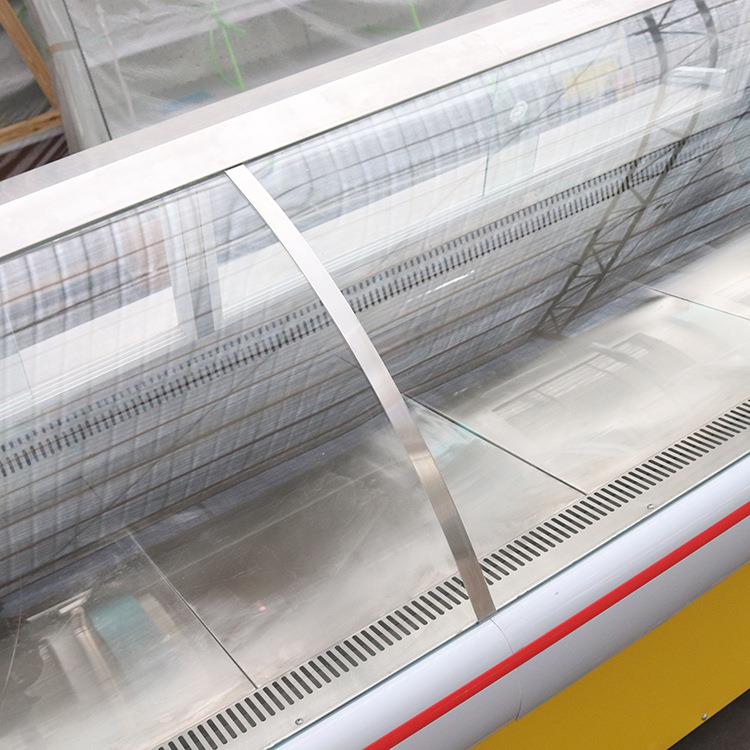 748熟食柜冷展示藏商用冷保鲜冰藏柜弧形玻璃水果卤味保柜鲜柜