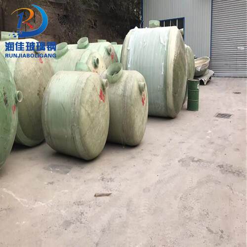 玻璃天钢化化粪池1-100立方厂家缠绕粪池FZI璃钢隔油玻池当发货