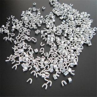 止扣现货 工234尼龙卡子拉头档防脱扣铝质上码 拉链配件5 U形前字码