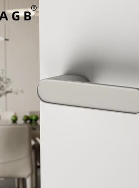 BAG简约间卧门锁室内房木门锁灰色室磁吸静音门B把JJST手极简生态