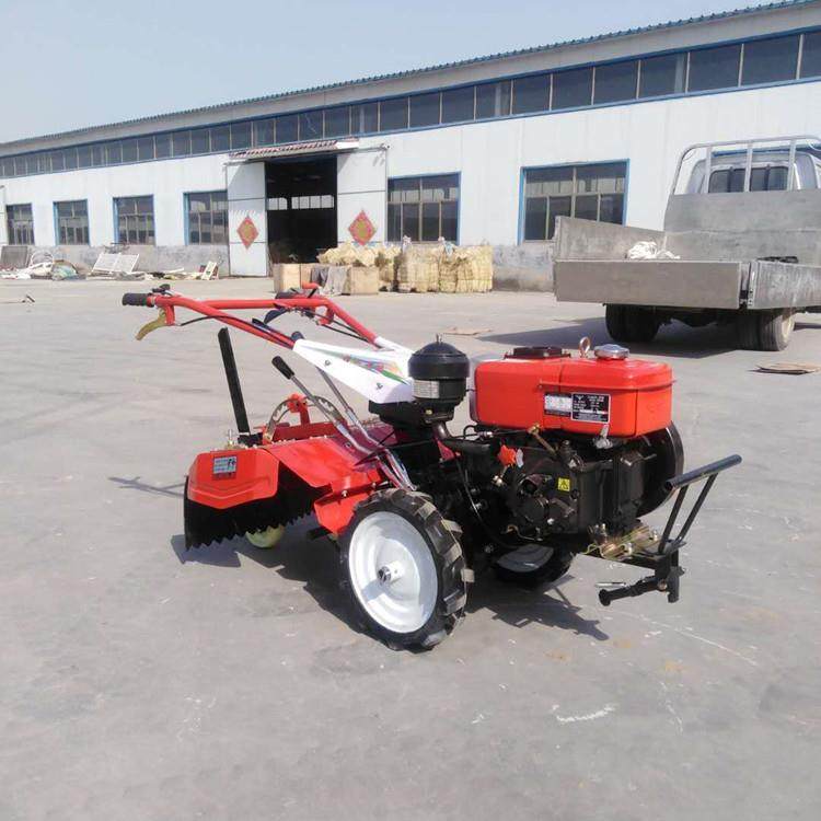 自式柴油驱微耕机8马走力多功农能旋地起垄机HWM用翻地四耕地机