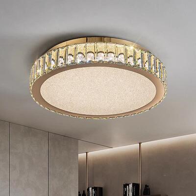 后现轻奢风高端水晶灯吸顶灯山客LEMC21072D灯厅灯卧室中灯具高代