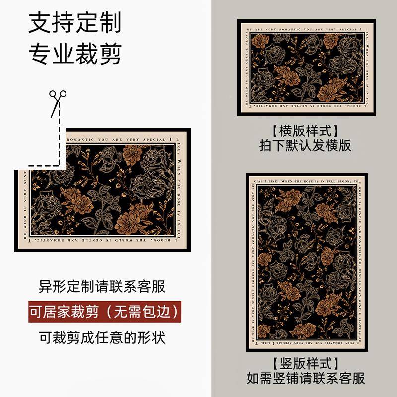 古感入户门地垫F775J5HT家用关滑脚垫玄门口垫耐脏客复厅地毯可定