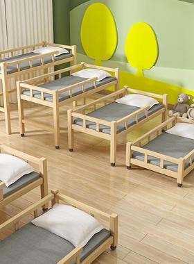 9U上下班床推拉床原木经A-01133济型睡床幼儿园托管小学生松木四