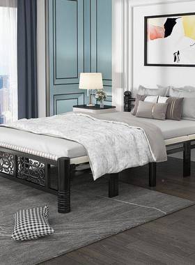 艺折叠加床固静音单双人床家zxc4566用1米1.成5米铁床便携出租屋