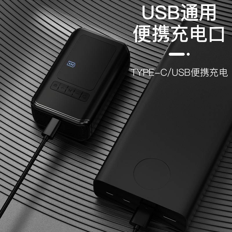 跨境新款车载便携式充气泵多功能高速高压充气宝智能打气机