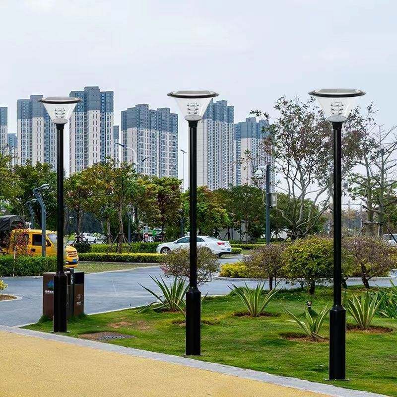 庭院灯灯头3米庭院灯灯杆防锈公园别墅小区家用现代户外景观路灯