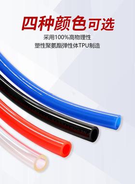 瑞亨455空压机气管pu管8m1mm0m12mm高压气动管软管明蓝色汽透管