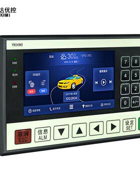 4.寸彩色文本LC一体机K4-0可编程控制MC-17MR-M模P拟量010V输入