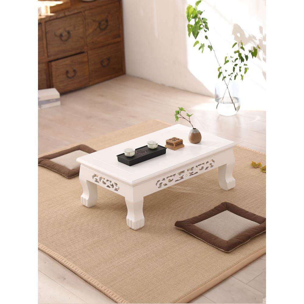 实木榻榻米茶几桌中式飘子窗桌小桌炕和几方桌阳台矮国学桌室h1几