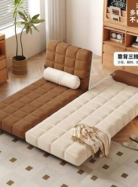 r^法式奶油沙床FS758664折叠两小户型客厅复古多0功能单人发用折叠床225新