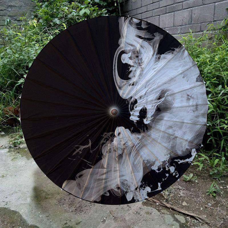 油伞【防雨防晒古典汉舞蹈道纸具装饰桐油伞男实用古VBA风水墨风