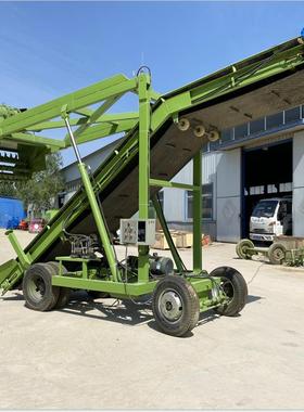 横向移式青WVL取料机牛羊牧场草窖自储池取草机升降6米青贮挖草机