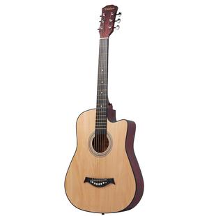 38寸民谣吉他学生入门练u琴椴g木吉他itar初学者易习学木吉38寸D