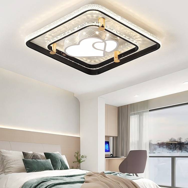 客厅灯2022新款简约现代大气led吸顶灯水晶灯卧室灯组合全屋套餐