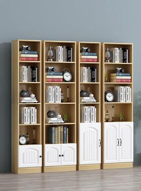 式简易书架置物层架落欧立地组LEL合多客厅儿童式靠墙窄夹缝柜子