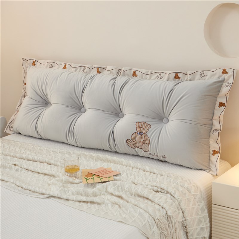 榻榻米床头靠垫大靠背可拆洗床上软包沙发长靠枕卧室护腰床靠背垫