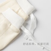 6个月新生儿用品婴儿宝宝防抓脸手套可调节可啃咬透气初生