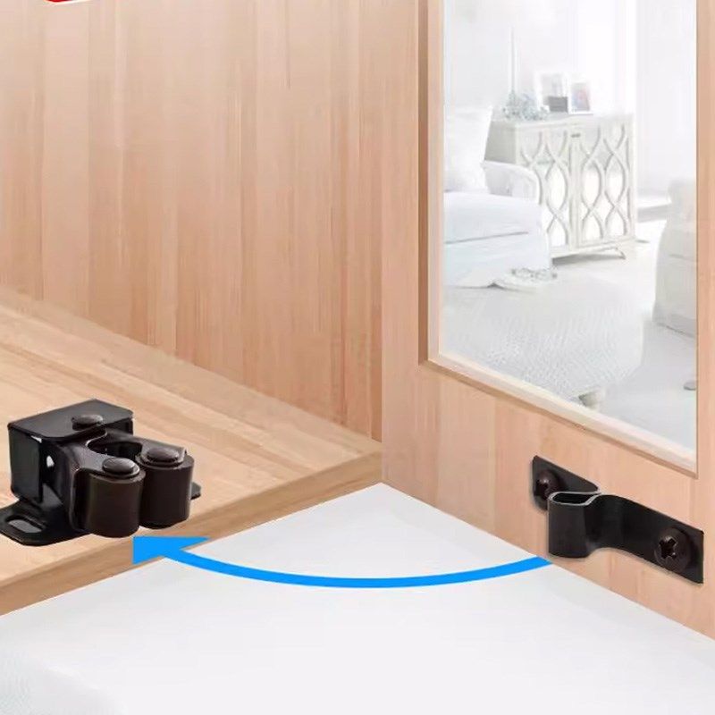 衣柜门锁扣碰珠吸合器卡扣柜子门碰门吸固定老式开关家具配件隐形