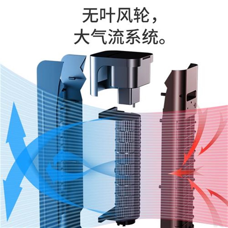 空调扇塔扇家用无叶扇冷暖两用节能省电冷风扇立式冷风机