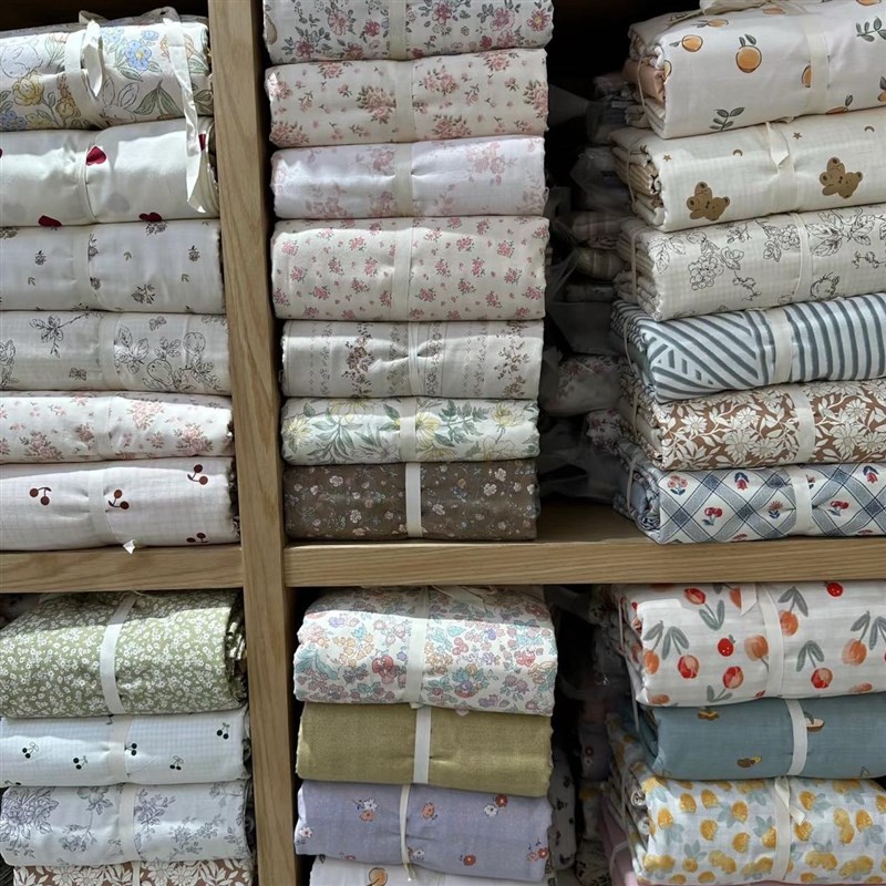 Xiao.g软到不行~包邮 提花云感裸睡双层纱四件套 巨巨巨柔软