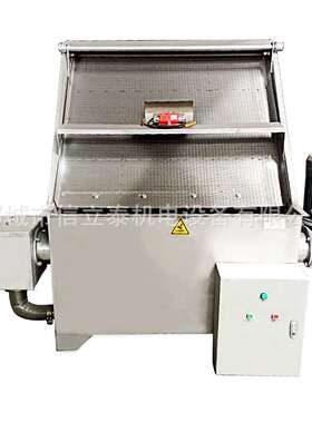 斜筛式干湿分离机 猪粪沼液沼渣污水处理设备不锈钢固液分离机