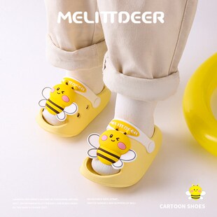 宝宝拖鞋夏女宝室内防滑1-3岁2幼儿小孩拖鞋包跟轻便儿童拖鞋夏男