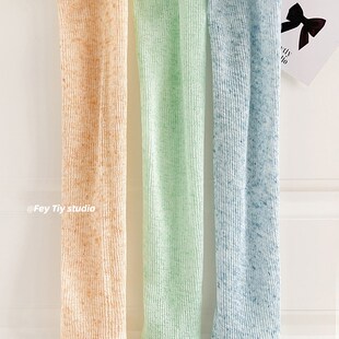 透气半指装 套y2k薄款 饰手套春夏秋女士 亚麻纯色百搭手臂袖 feytiy