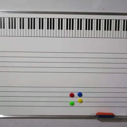 五线谱磁性白板写字板钢琴键盘印刷公告栏车间看板X各种表格定做