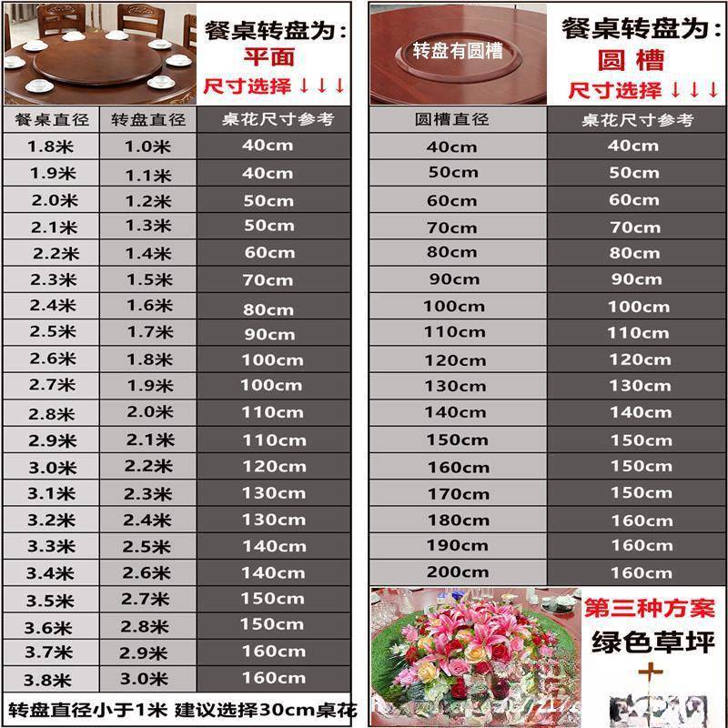 酒店大圆桌中餐花真摆花包hb4rYeJ5厢圆形间转盘仿花餐桌上假花桌