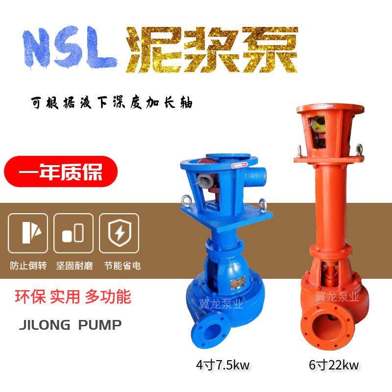 新款液抽沙泵1泵00N下L立式TPW浆泵加厚耐磨渣泥浆4寸钻孔灌浆泵