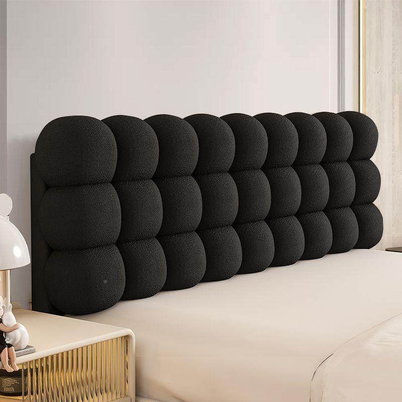 泰迪简绒云朵床头垫雪球软包靠背2025新250405款奶靠油约现代榻软,居家布艺,抱枕被,淘宝优惠券,粉丝福利购,淘宝优惠卷