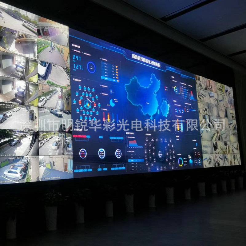 厂家生产室内p4全彩led显示屏 透明室内led显示屏 室内滚动显示屏