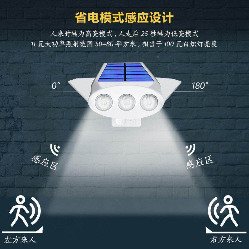 户外庭院仿真监控3LED大功ZH-001灯园珠感壁率灯景观花灯防水路灯